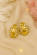 Sparkle Dust Stud Earrings -18KT Gold Plated
