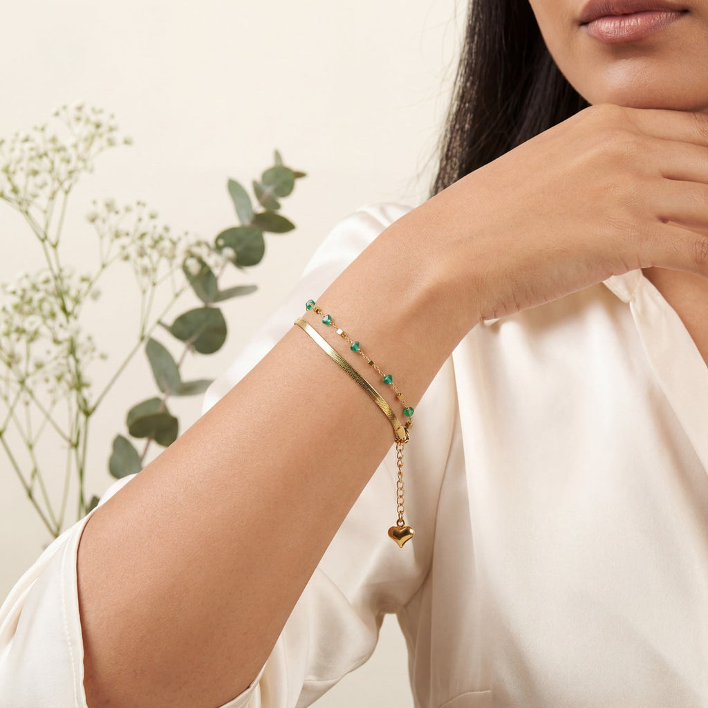 Emerald Isle Bracelet -18KT Gold Plated