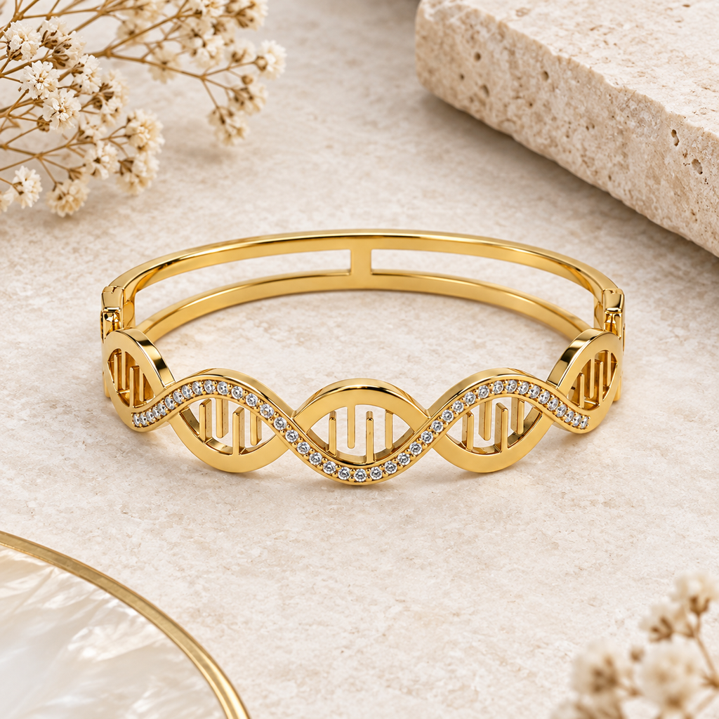 Theia Helix Cuff Bracelet