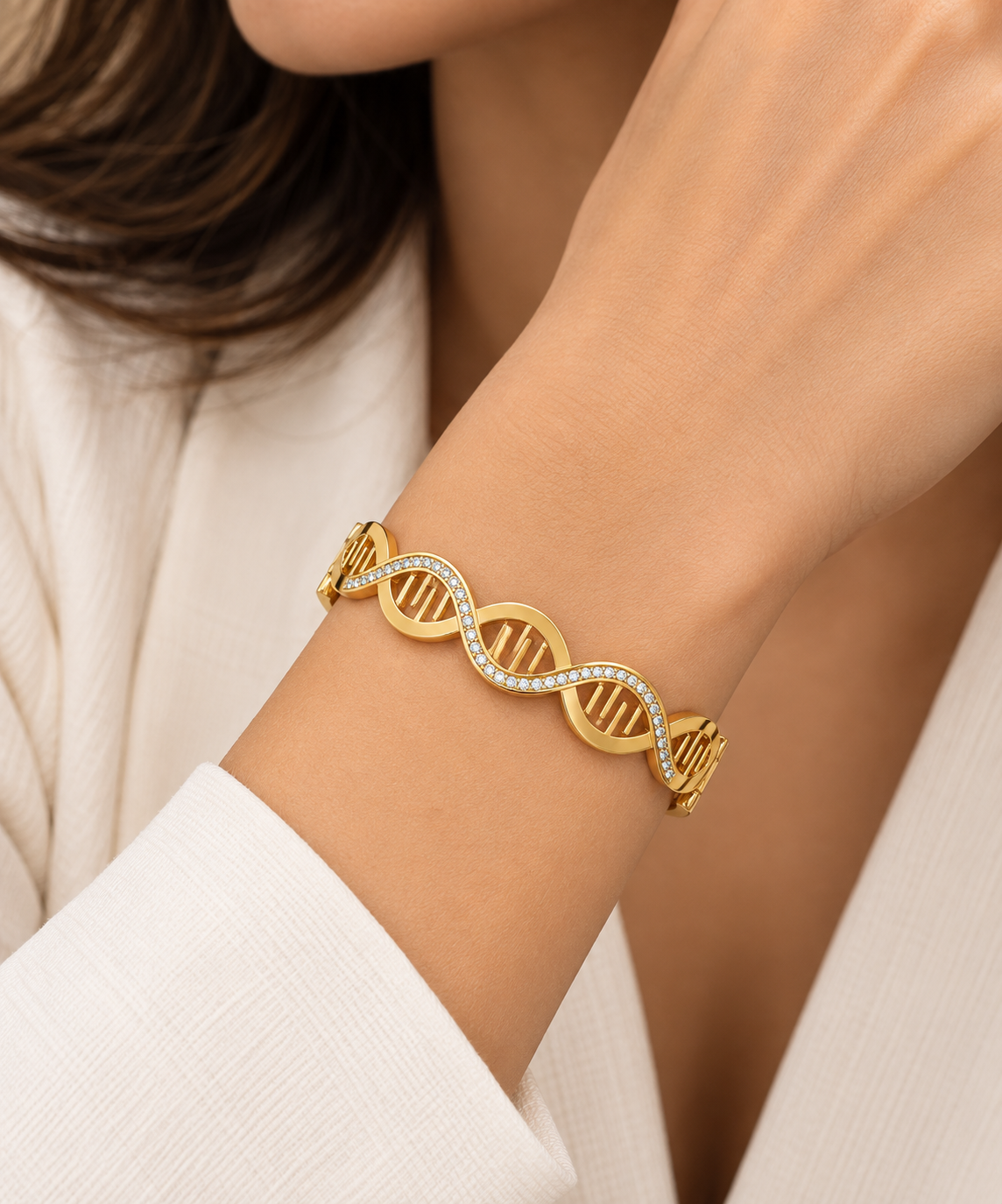 Theia Helix Cuff Bracelet