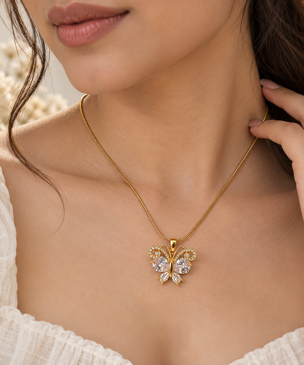 Chrysallis Pendant -18KT Gold Plated