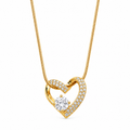 Isla Heart Pendant -18KT Gold Plated