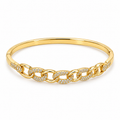 Astra Cuff Bracelet -18KT Gold Plated