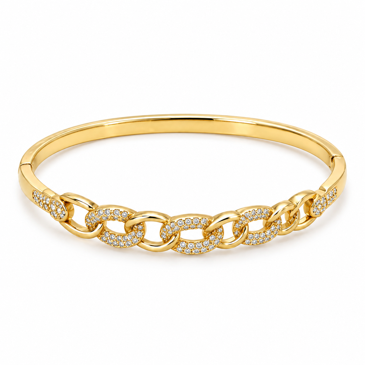 Astra Cuff Bracelet -18KT Gold Plated