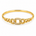 Aurelia Link Cuff Bracelet -18KT Gold Plated