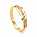 Aurum Nail Baby Cuff Bracelet -18KT Gold Plated