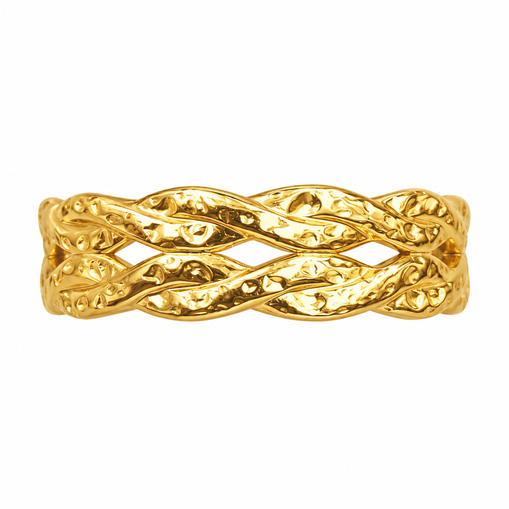 Solene Ring -18KT Gold Plated
