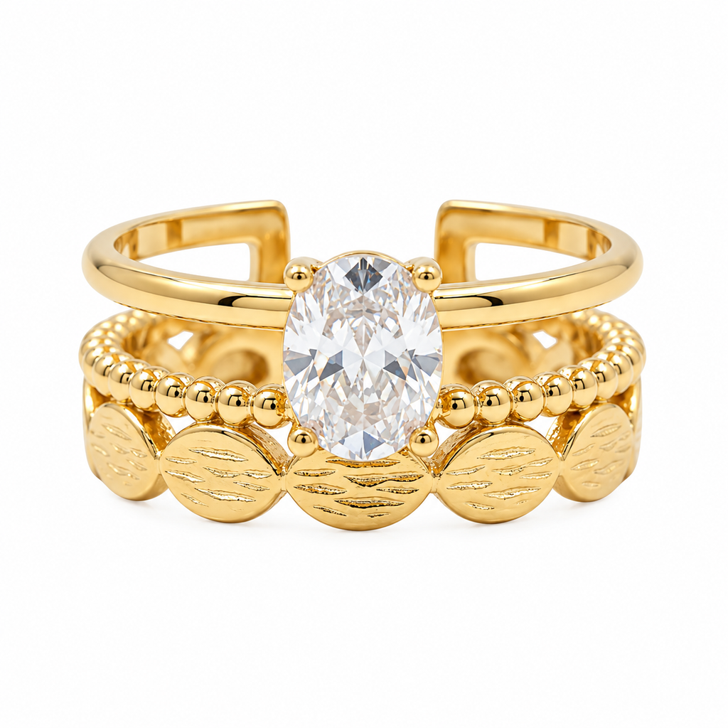 Elanora Ring -18KT Gold Plated