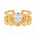 Elanora Ring -18KT Gold Plated