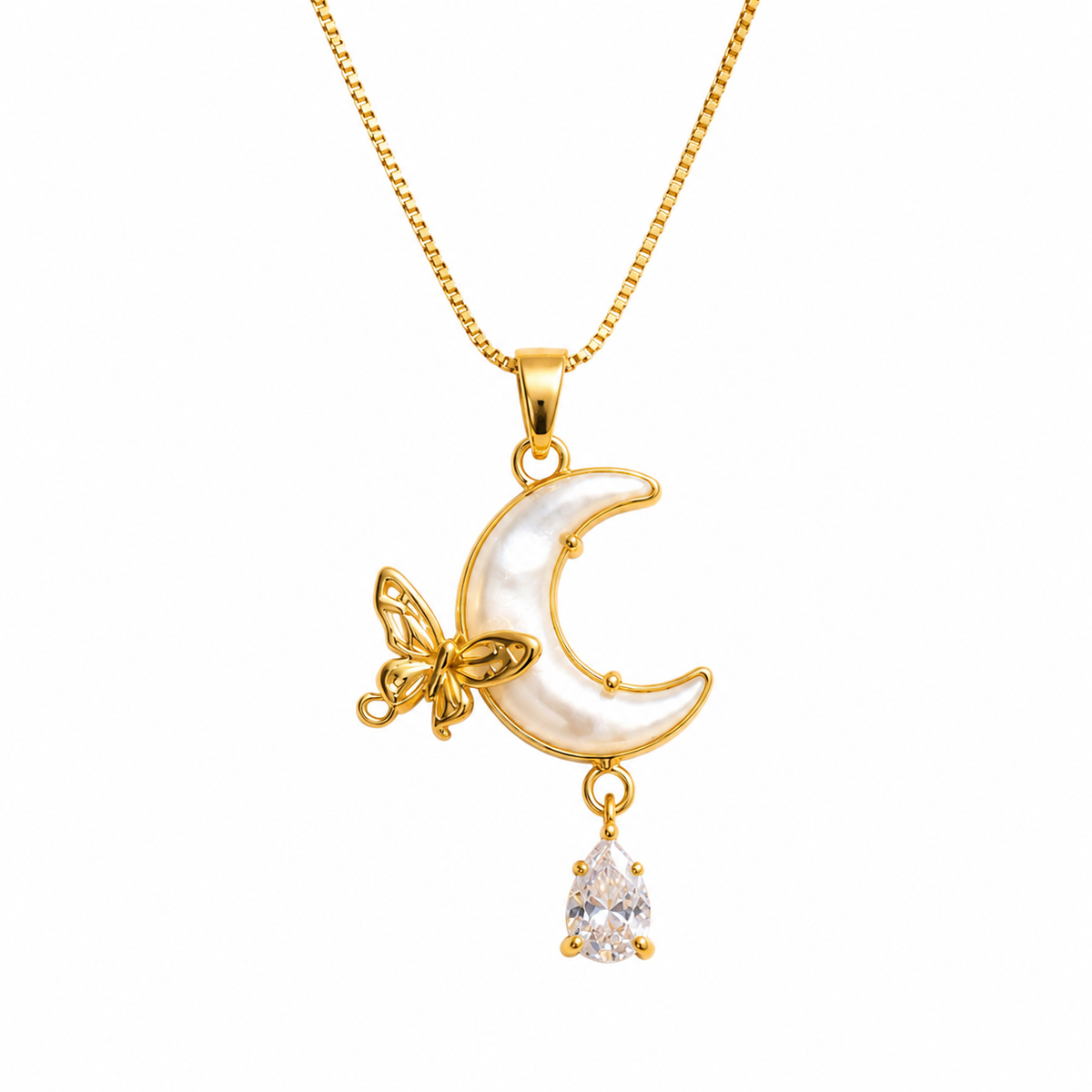 Lunara Pendant -18KT Gold Plated