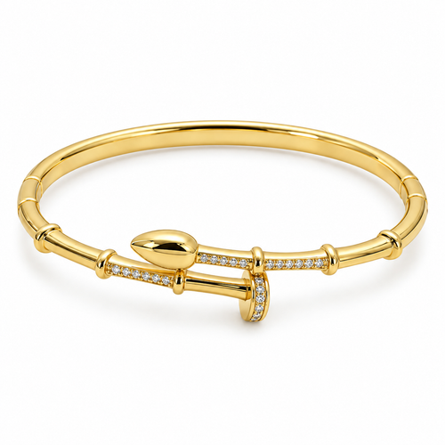 Artemis Nail Cuff Bracelet -18KT Gold
