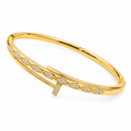 Celeste Nail Cuff Bracelet -18KT Gold Plated