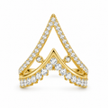 Vanki Ring -18KT Gold Plated