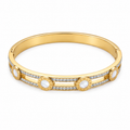 Imperial Muse Cuff Bracelet - 18KT Gold Plated