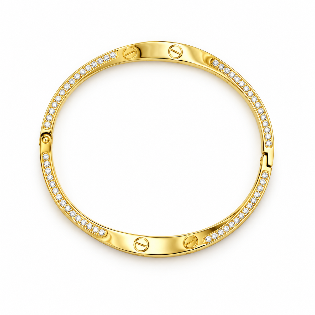 Theia Eterna Cuff Bracelet -18KT Gold