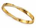 Theia Eterna Cuff Bracelet -18KT Gold