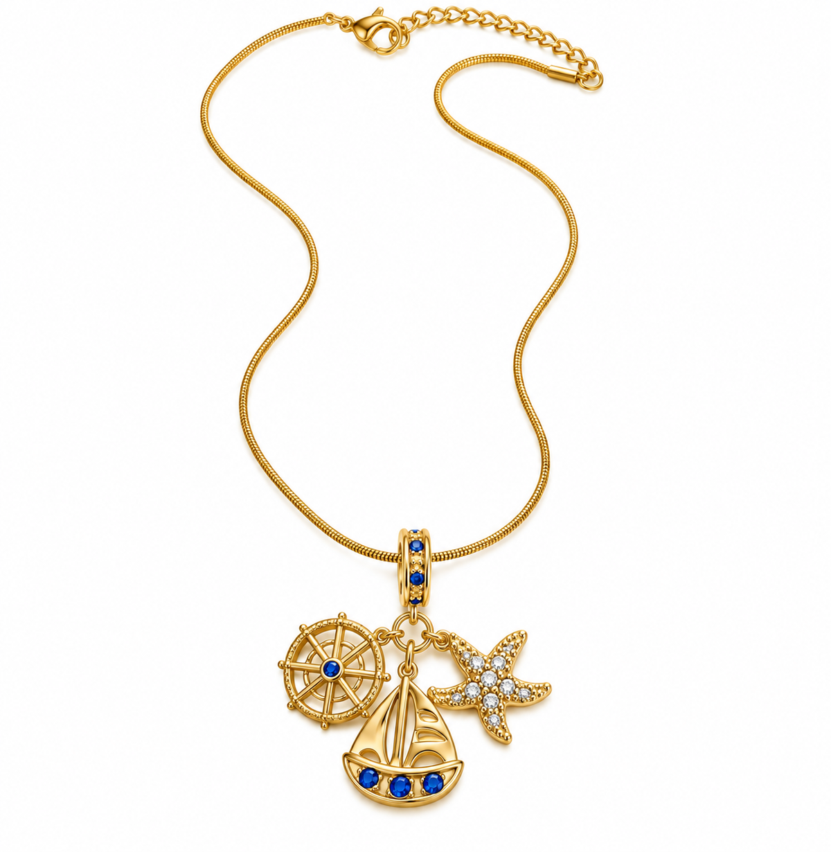 Azura Voyage Pendant -18KT Gold Plated