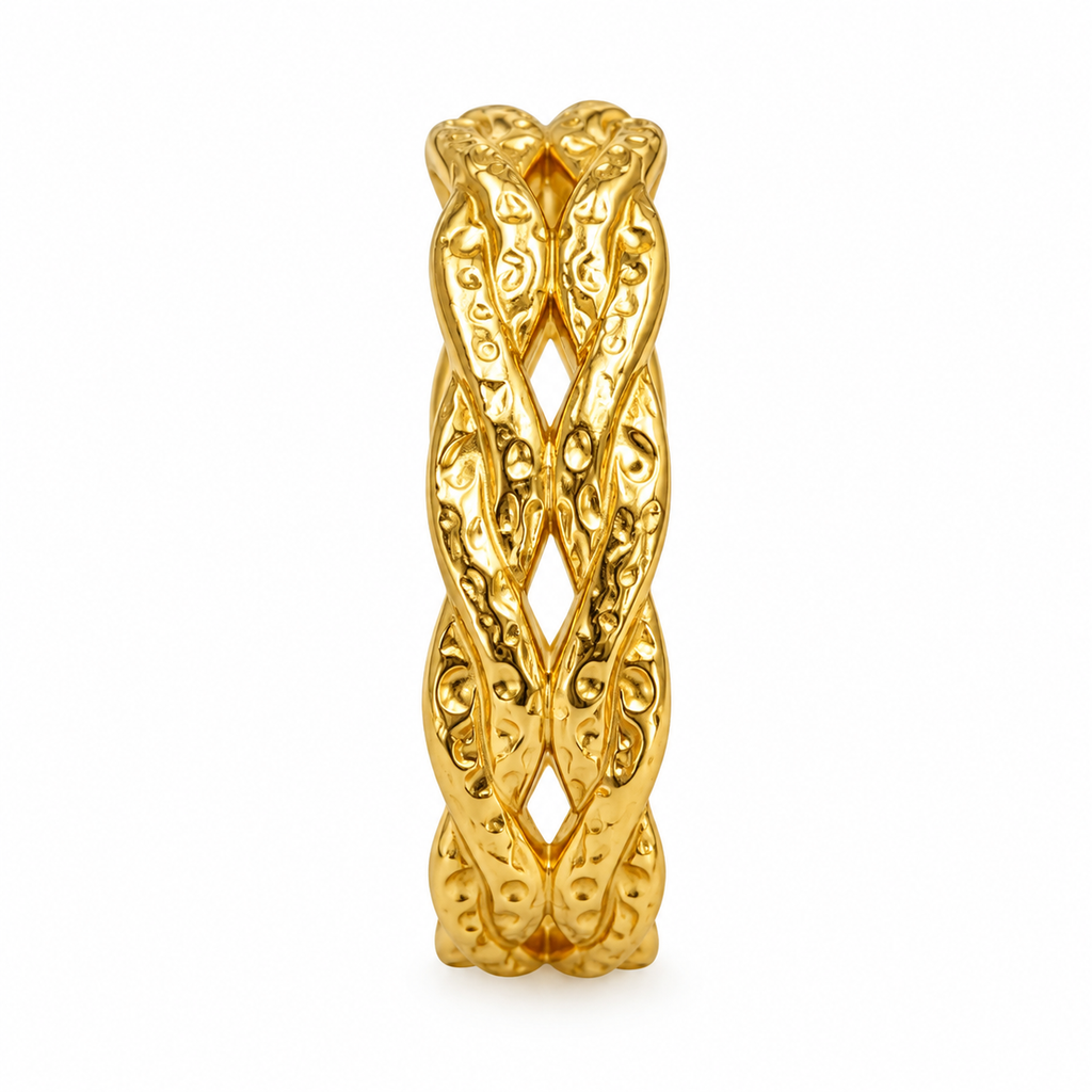 Solene Ring -18KT Gold Plated