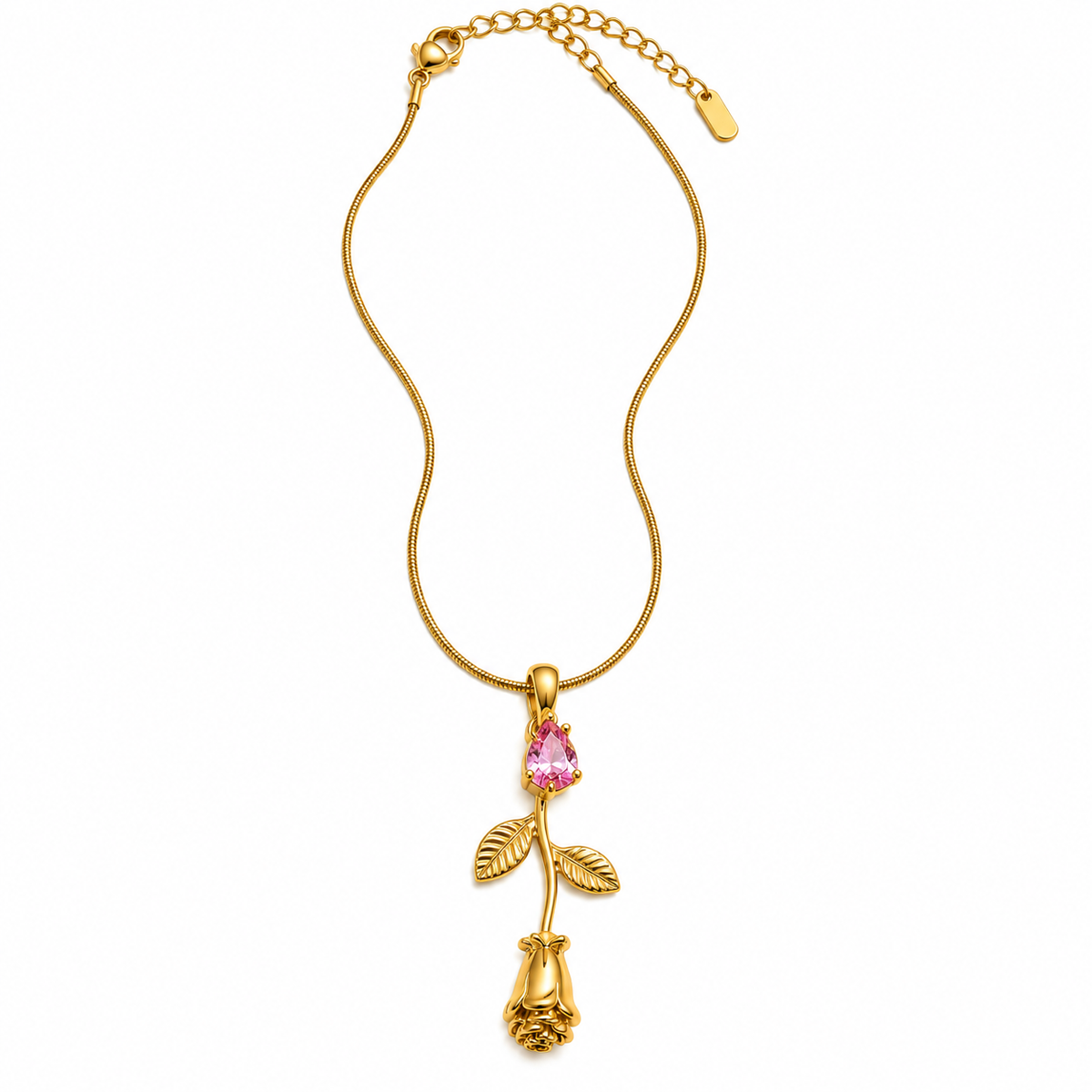 Rosaline Pendant -18KT Gold Plated