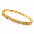 Solenne Cuff Bracelet -18KT Gold Plated