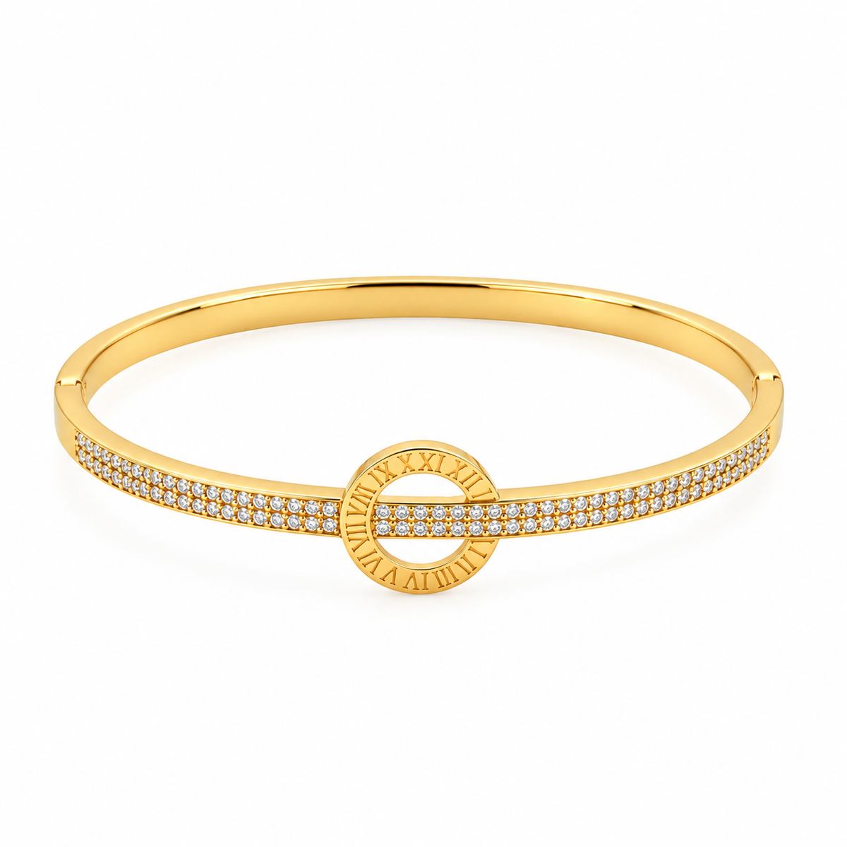 The Infinity Dial Cuff Bracelet - 18KT Gold Plated