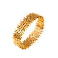 ZigZag Statement Handcuff Bracelet - Demifine 18KT Gold Plated