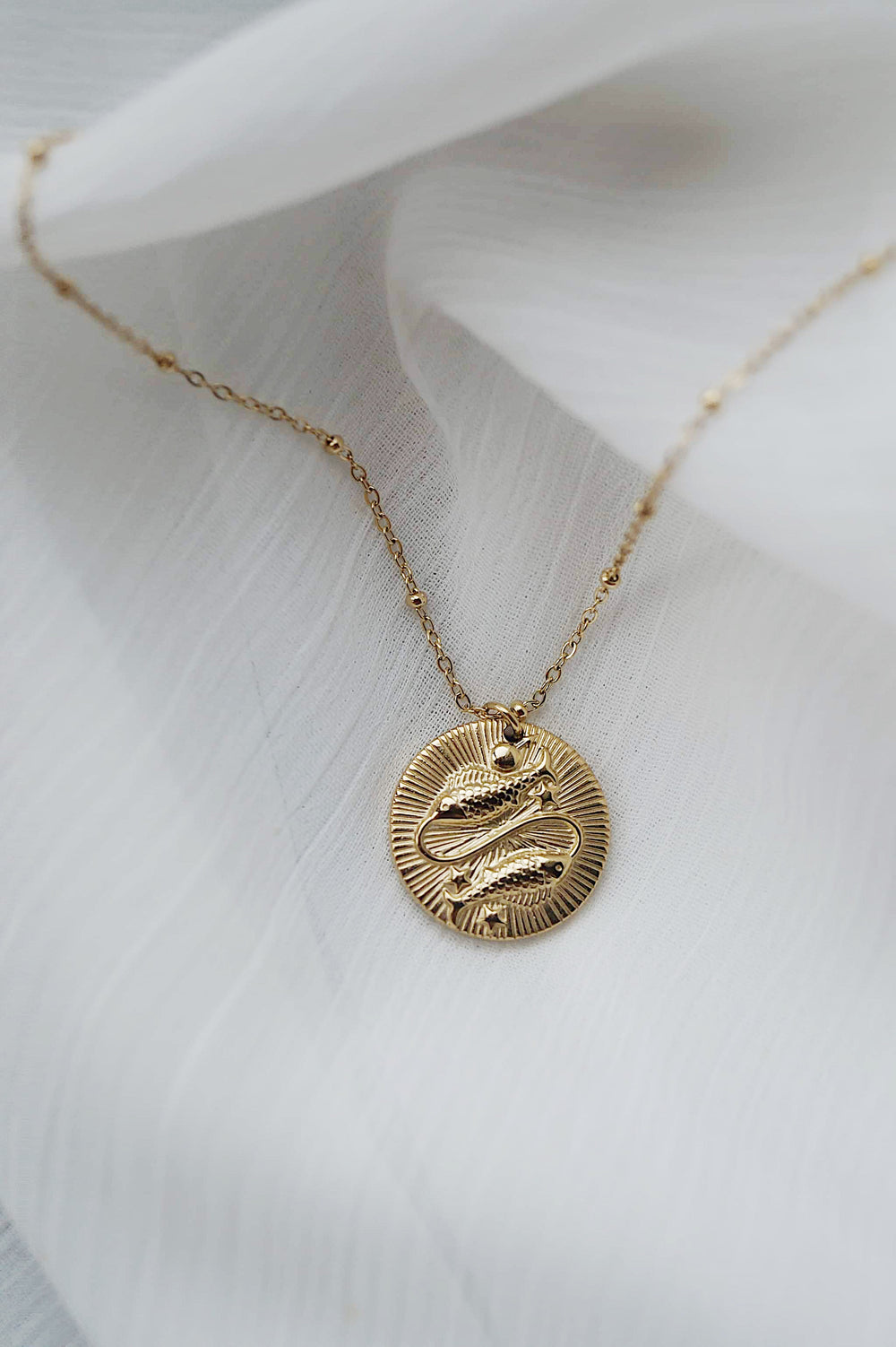 I am a Piscean Pendant -18KT Gold Plated