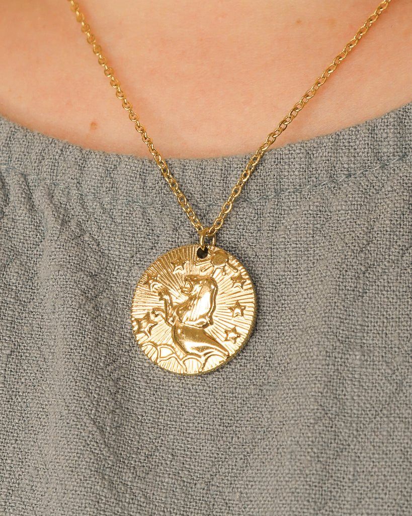 I am a Leo Girl Pendant -18KT Gold Plated