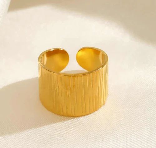 Aura Chain Stack Ring- Demifine 18KT Gold Plated