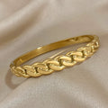 Linked to You Cuff Bracelet -18KT Gold Plated