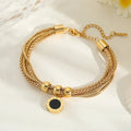 Theia Romanian Luxe Bracelet -18KT Gold Plated