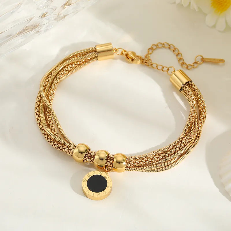 Theia Romanian Luxe Bracelet -18KT Gold Plated