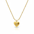 Heart of Diamond Pendant -18KT Gold Plated