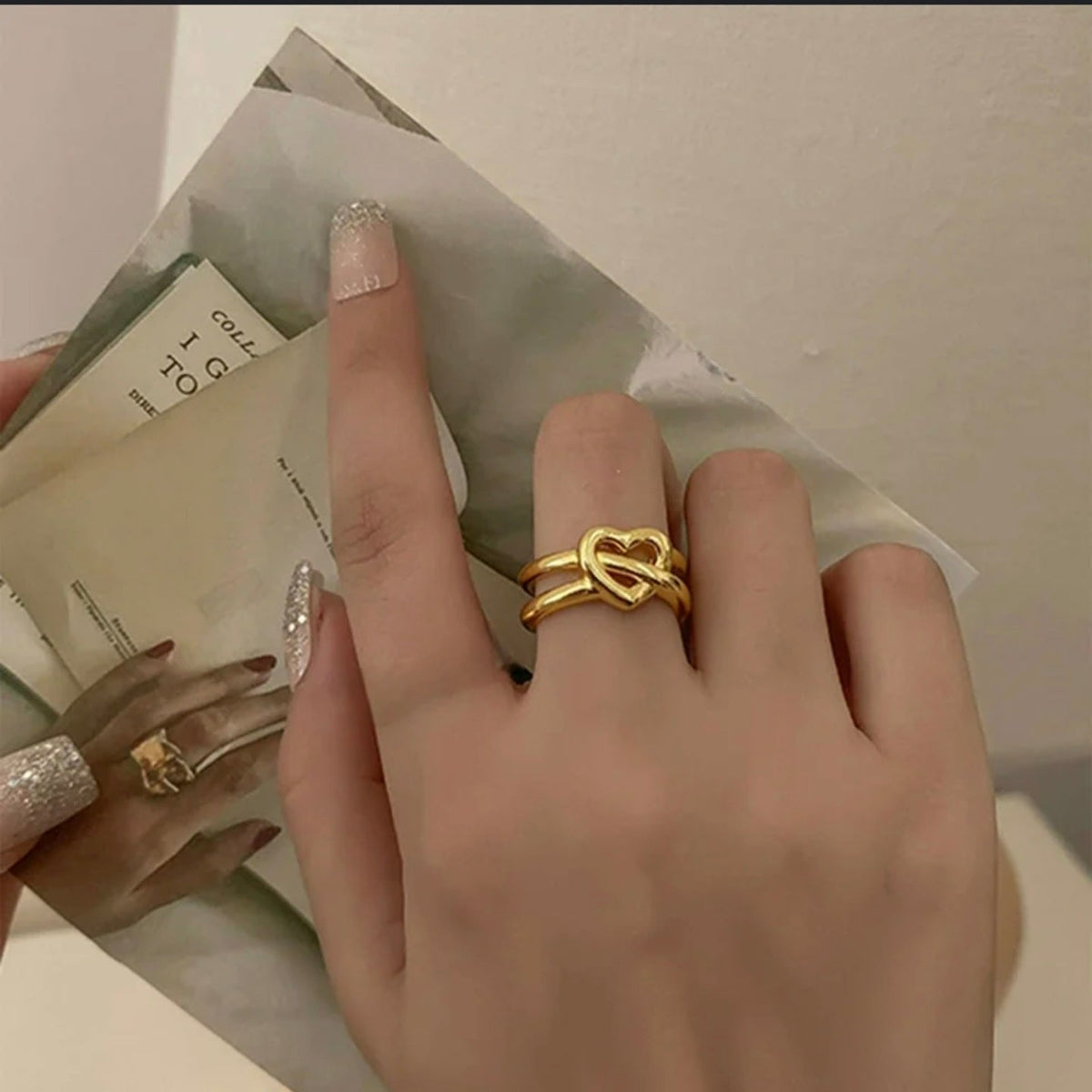 Amor Ring-18KT Gold Plated
