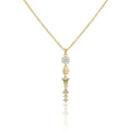 The Wildflower & Willow Drop Pendant - 18KT Gold Plated