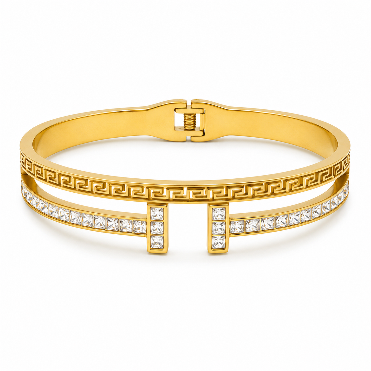 Aztek Nail Baby Cuff Bracelet -18KT Gold