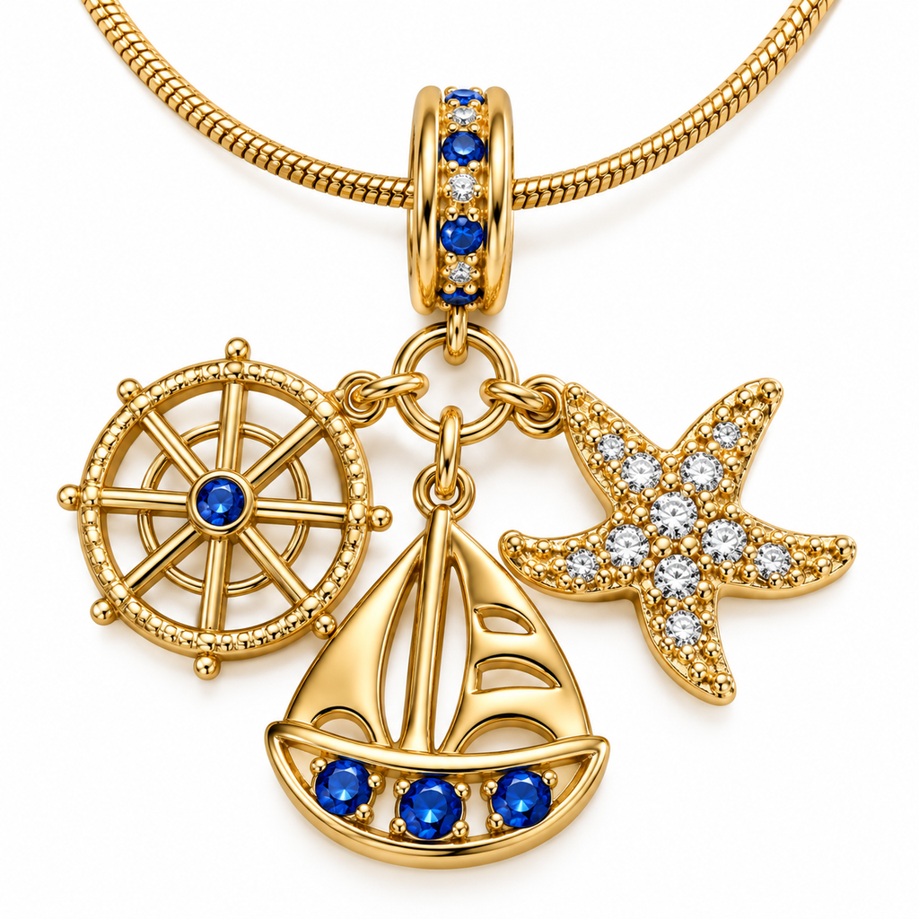 Azura Voyage Pendant -18KT Gold Plated