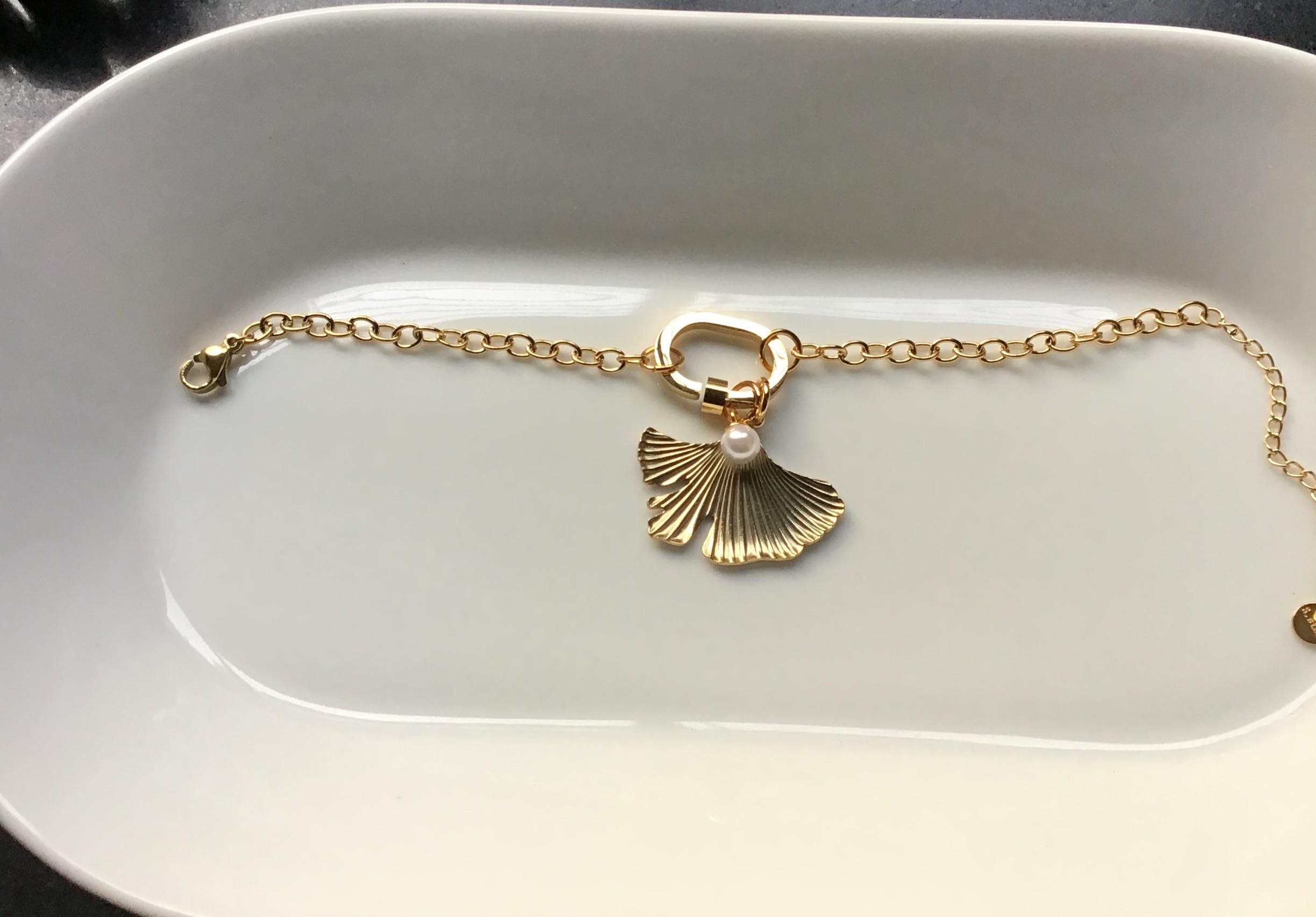Flower Petal Charm Bracelet - Demifine 18KT Gold Plated