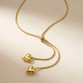 Heart to Heart Pendant - Demifine 18KT Gold Plated