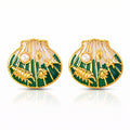 Tidal Treasure Shell Earrings - 18KT Gold Plated