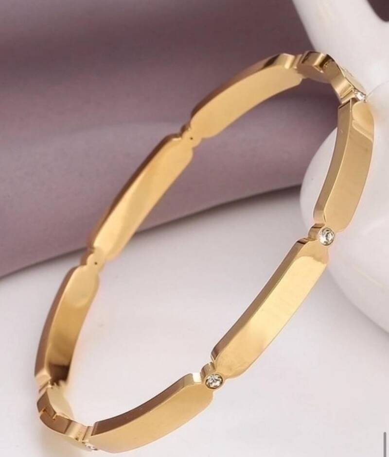 Prism Radiance Cuff Bracelet - Demifine 18KT Gold Plated
